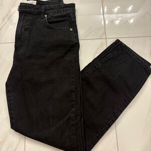 ROLLA'S women’s Dark Black high rise slim Jeans